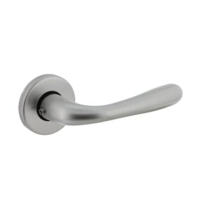 Intersteel Deurkruk Jupiter op rozet met nokken - aluminium