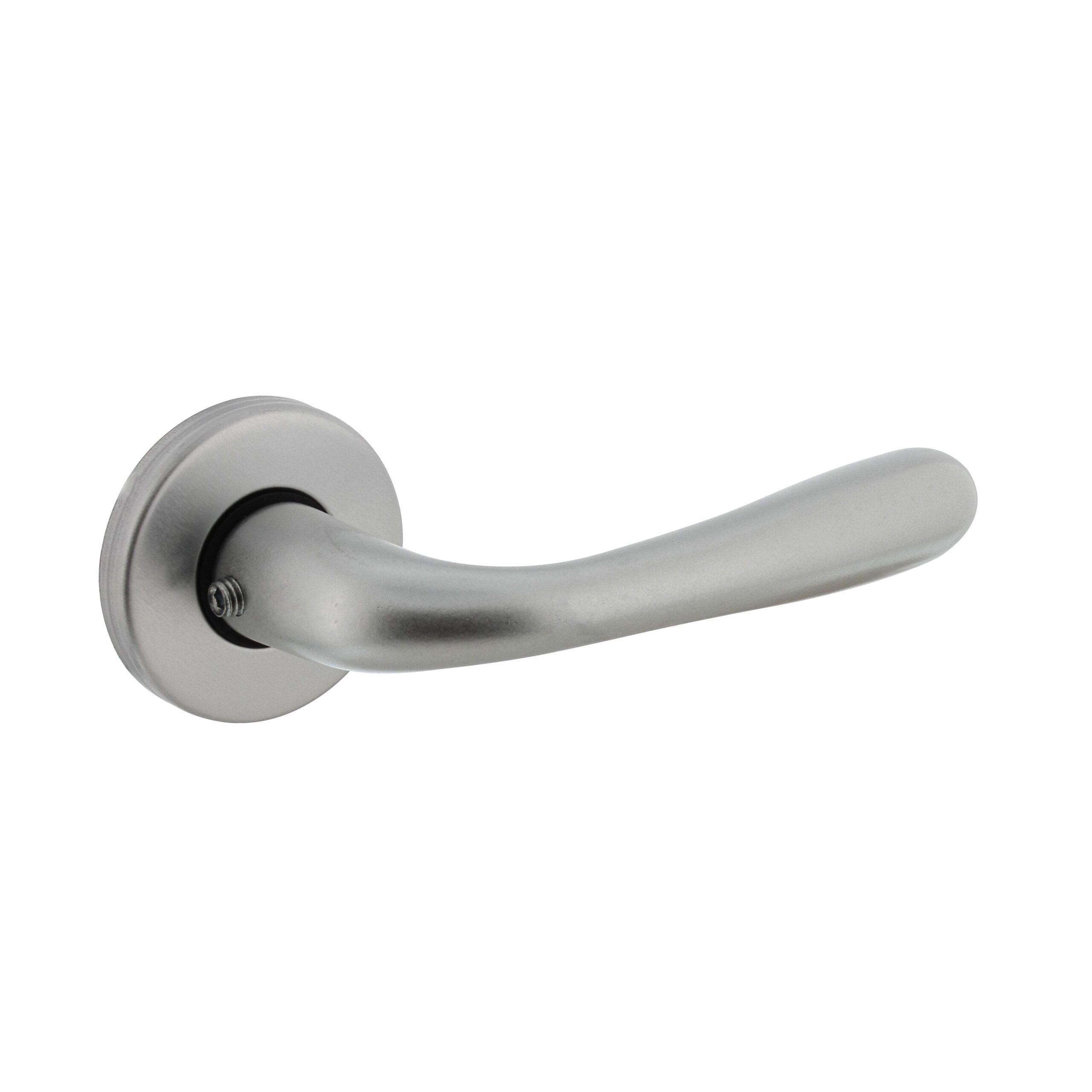 Intersteel Deurkruk Jupiter op rozet met nokken - aluminium
