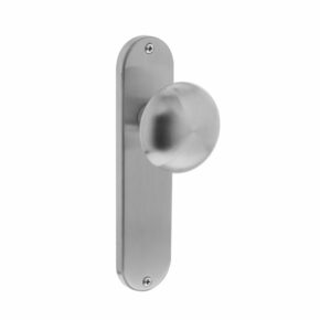 Intersteel Knop op ovaal blind schild RVS geborsteld
