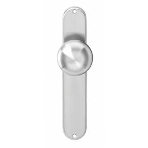 Intersteel Knop op blind langschild RVS