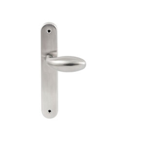 Hardbrass Knopkruk Golf RVS op ovaal langschild blind