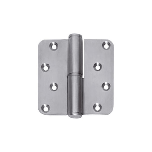Intersteel Kogelstift Paumelle afgerond 3,5"x3,5" (89x89x3) RVS CE - DIN rechts