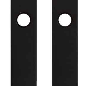 AMI Kortschild 180x41 blind - alu/zwart