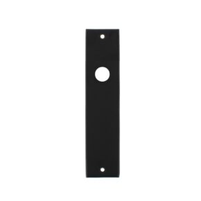 Intersteel Kortschild rechthoekig blind mat zwart