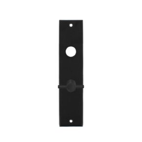 Intersteel Kortschild rechthoekig met toilet-/badkamersluiting 55/8 mat zwart
