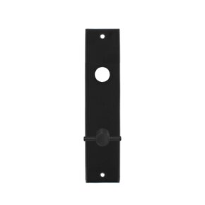 Intersteel Kortschild rechthoekig met toilet-/badkamersluiting 72/8 mat zwart