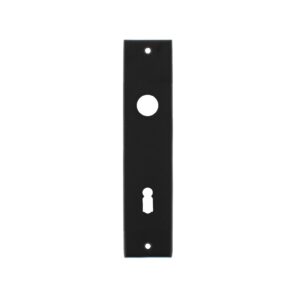 Intersteel Kortschild rechthoekig sleutelgat 72mm mat zwart