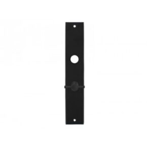 Intersteel Kortschild rechthoekig met toilet-/badkamersluiting 63/8 mat zwart