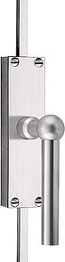Formani Krukespagnolet FERROVIA K-FVL100 complete set rechtsdraaiend - mat RVS