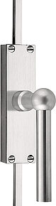 Formani Krukespagnolet FERROVIA K-FVL110 complete set rechtsdraaiend - mat RVS