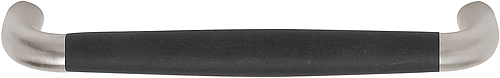 Formani Meubelgreep TIMELESS MG1932/160 - mat nikkel/ebbenhout