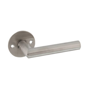 P&E P+E Gatdeel deurkruk L-model haaks 8mm stift rvs geborsteld
