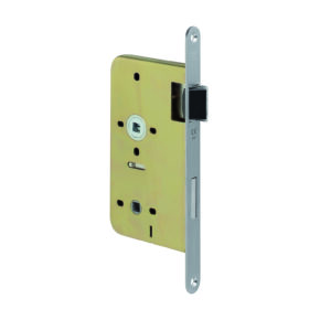 P&E P+E Vrij- en bezetslot WC72mm DIN rechts met rvs geborstelde voorplaat 235x20mm