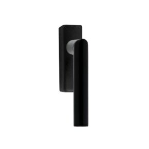 Hardbrass Raamkruk Toledo 22mm Zwart afsluitbaar