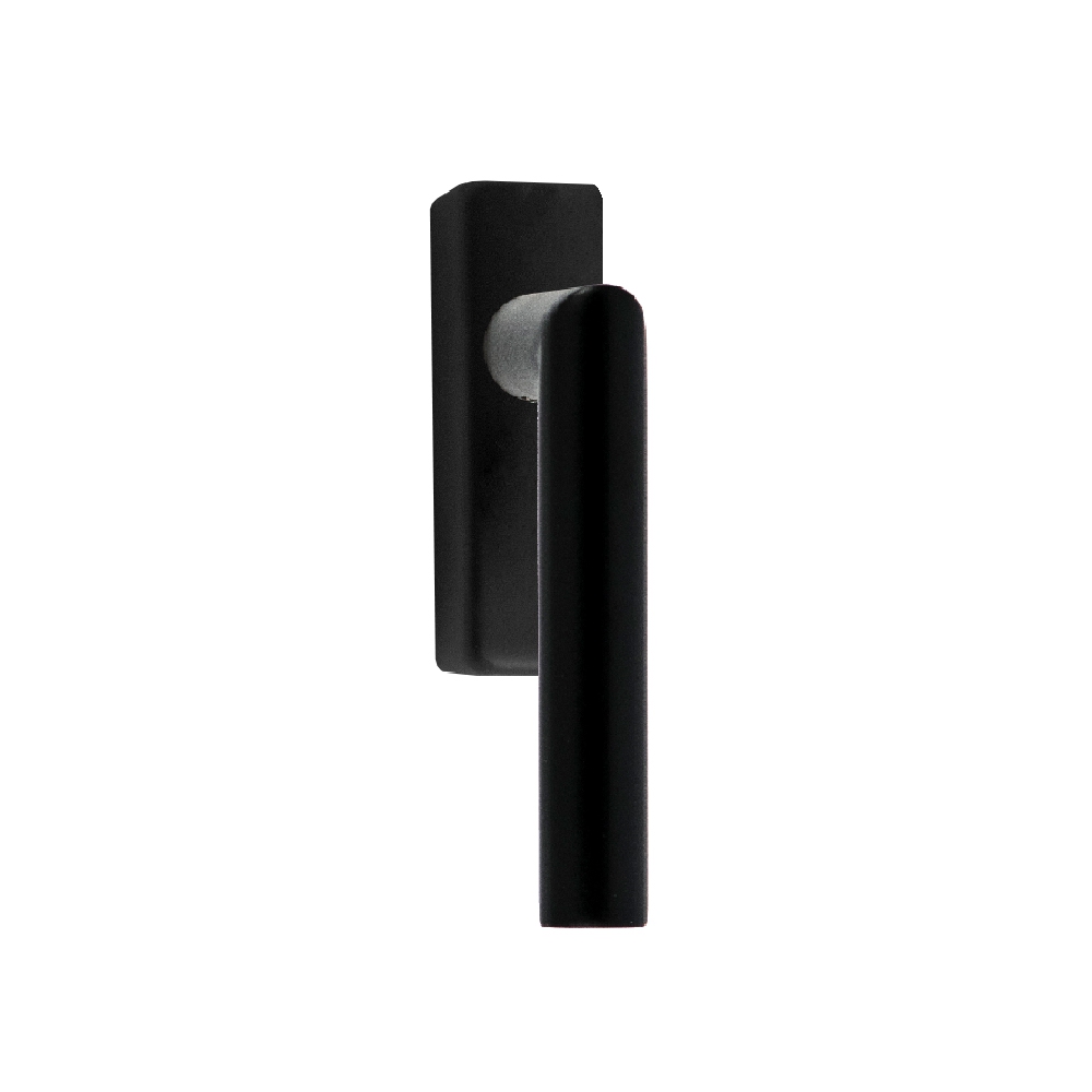 Hardbrass Raamkruk Toledo 22mm Zwart afsluitbaar