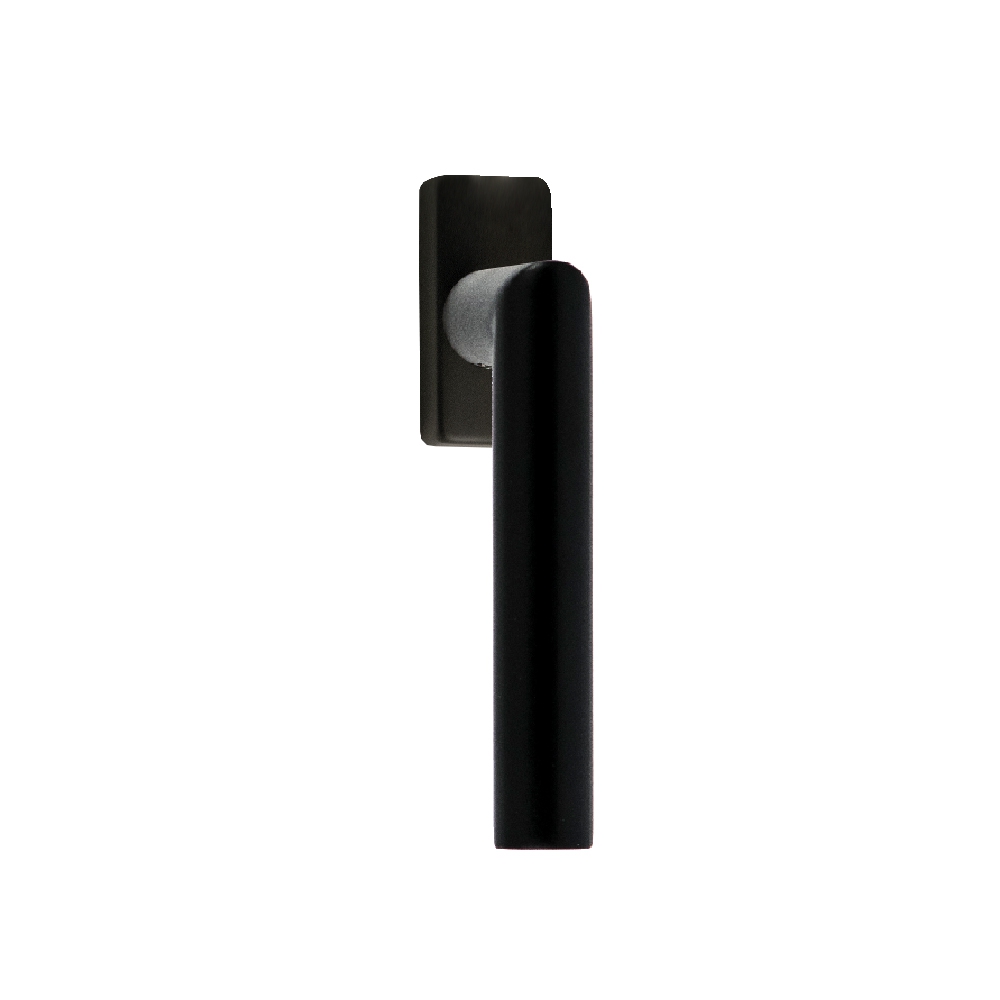Hardbrass Raamkruk Toledo 22mm Zwart recht