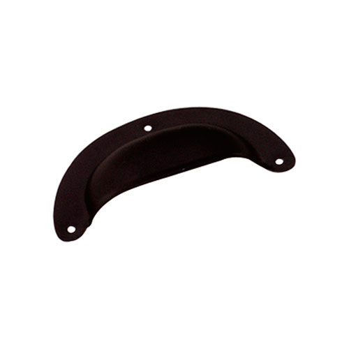 Intersteel Schelpgreep 96x43mm zwart