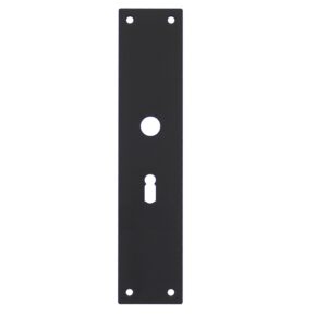 Intersteel Schild renovatie rechthoekig 250 x 55mm x 2mm sleutelgat 56mm RVS mat zwart
