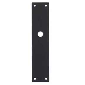 Intersteel Schild renovatie rechthoekig 250 x 55mm x 2mm blind RVS/mat zwart