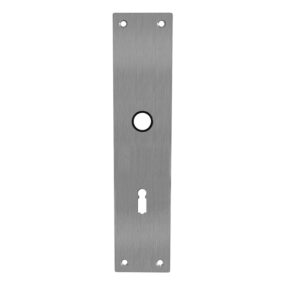 Intersteel Schild renovatie rechthoekig 250 x 55mm x 2mm sleutelgat 72mm RVS