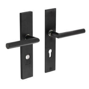 Intersteel Veiligheidsbeslag SKG3 rechthoekig kruk/kruk PC55mm kerntrekbeveiliging RVS/mat zwart
