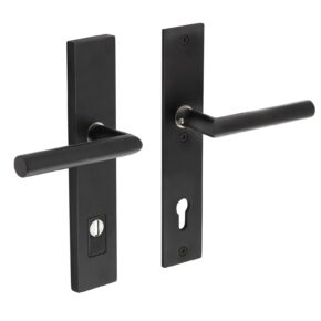 Intersteel Veiligheidsbeslag SKG3 rechthoekig kruk/kruk PC92mm kerntrekbeveiliging RVS/mat zwart
