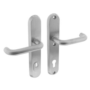 Intersteel Veiligheidsbeslag SKG3 geveerd kruk/kruk PC92mm met kerntrekbeveiliging RVS