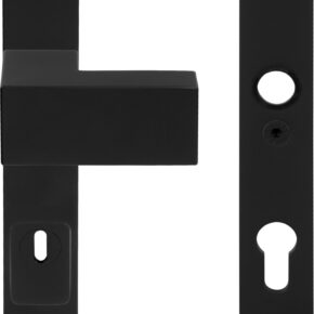 Formani SQUARE LSQ50-28KT massieve veiligheidsschilden met kerntrekbeveiliging knop/kruk SKG*** PC72 - mat zwart