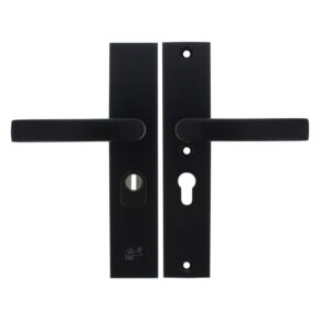 Starx Starx veiligheidsbeslag SKG3 achterdeur profielcilindergat 55mm met kerntrekbeveiliging aluminium/zwart