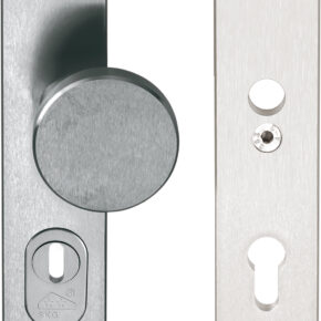 Formani TIMELESS LB60-50KT veiligheidsschilden met kerntrekbeveiliging knop/kruk SKG*** PC72 - PVD mat nikkel/mat nikkel