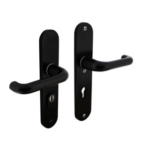 Intersteel Veiligheidsbeslag SKG3 kruk/kruk PC72mm met kerntrekbeveiliging aluminium/zwart