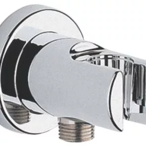 Grohe Relexa wand-aansluitbocht met houder Chroom