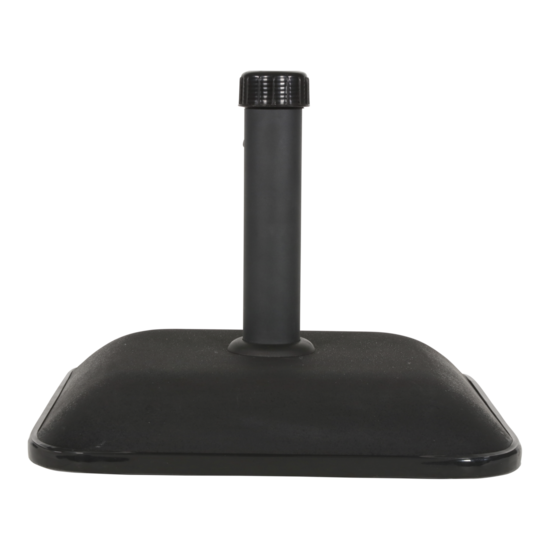 Parasolvoet beton, zwart/antraciet 25 kg - Afbeelding 3
