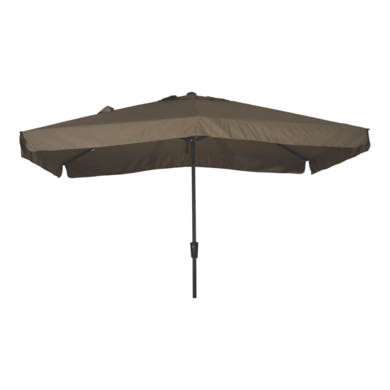 Parasol Libra, taupe 3x2 meter, knikbaar