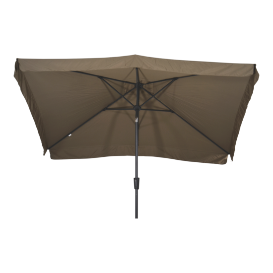 Parasol Libra, taupe 3x2 meter, knikbaar - Afbeelding 2