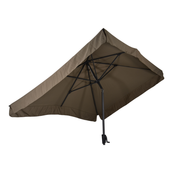 Parasol Libra, taupe 3x2 meter, knikbaar - Afbeelding 3