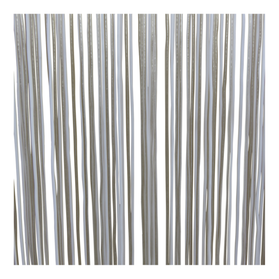 Deurgordijn PVC Spaghetti wit / transparant, 90x220 cm