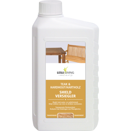 Teak shield (transparant). 1 liter