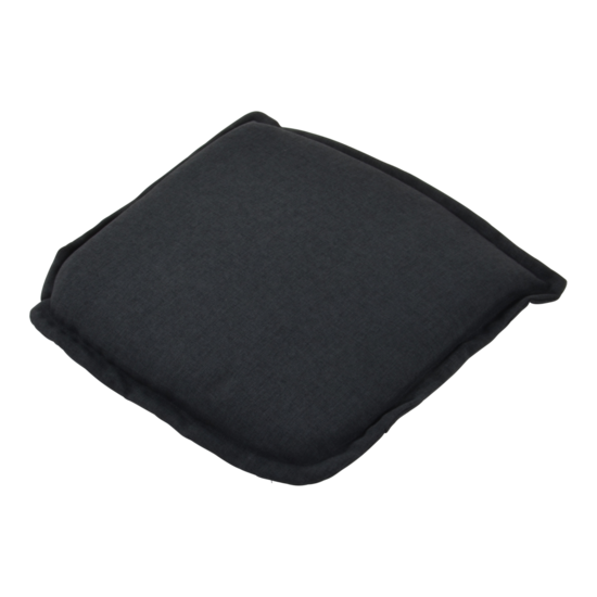 Zitkussen Boston antraciet, lengte 46 cm, breedte 47 cm - Afbeelding 3