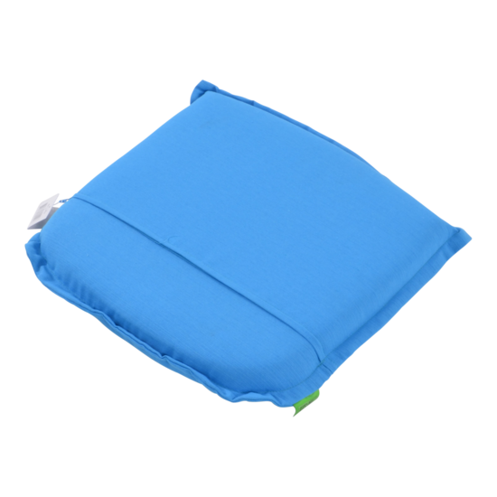 Zitkussen Boston Clear Blue, lengte 46 cm, breedte 47 cm - Afbeelding 3