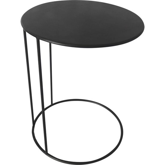 Bijzettafel Amy zwart ø40x54,5cm - Afbeelding 2