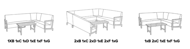 Set van armleuning links en rechts Verona - Afbeelding 3