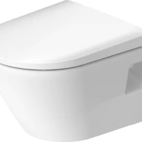 Duravit D-Neo hangtoilet compact met wondergliss 37x48x40cm Wit