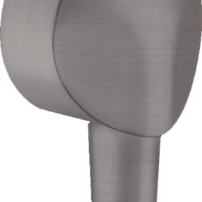 Hansgrohe FixFit Muuraansluitbocht E Brushed Black Chrome