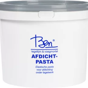 Ben 5 kg afdichtpasta met afdichtband (12m) en blokkwast voor een waterdichte montage