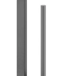 ZACK Linea toiletbutler 15x18x72,5cm Zwart