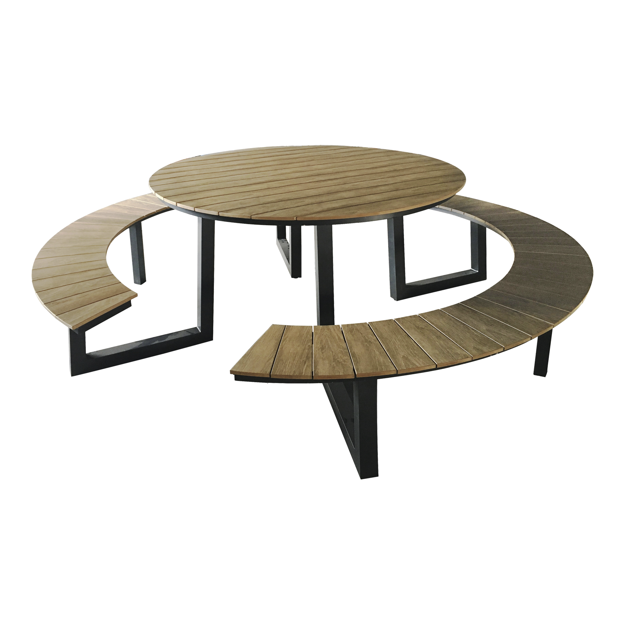 Picknickset Arezzo rond, 141 x 75 cm