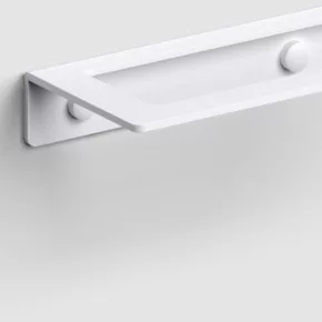 Clou Fold Toiletrolhouder zonder klep 14,7x7,5x3 cm Mat Wit