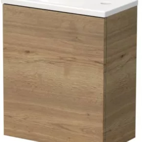 Beaux Marseille fonteinmeubel met fontein re. 40cm natuur eiken