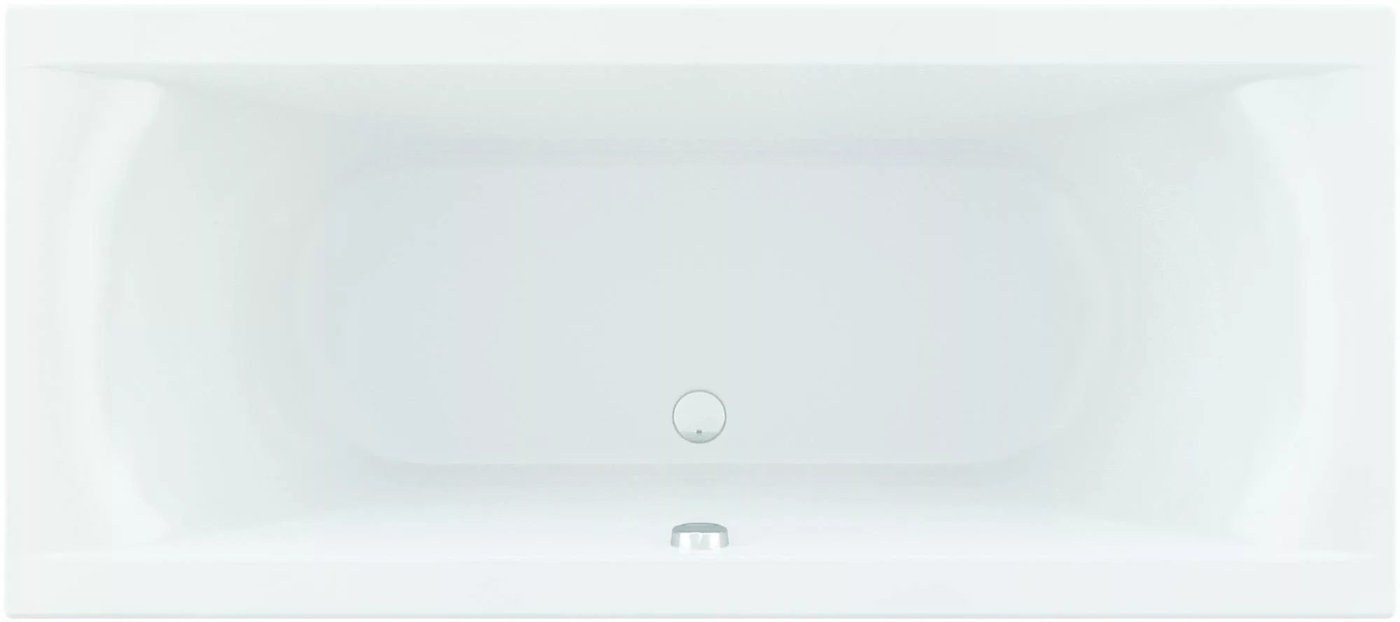 Ben Naria slim bad inbouw met dunne rand 180x80cm wit